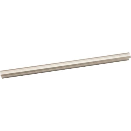 Alno Symmetry 12" Center to Center Faceted Linear Flush Rectangular Large Cabinet Handle / Drawer Pull Matte Nickel