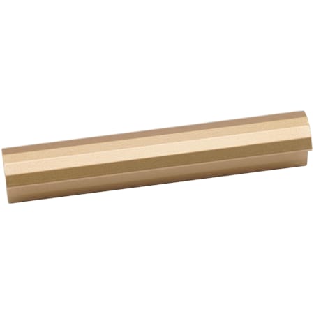 Alno Symmetry 4" Center to Center Faceted Linear Flush Rectangular Cabinet Handle / Drawer Pull Champagne