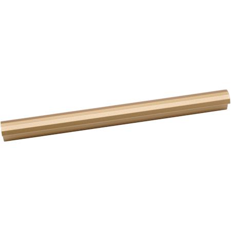 Alno Symmetry 6" Center to Center Faceted Linear Flush Rectangular Cabinet Handle / Drawer Pull Champagne