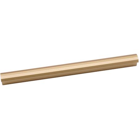 Alno Symmetry 8" Center to Center Faceted Linear Flush Rectangular Cabinet Handle / Drawer Pull Champagne