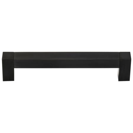 Alno Block 6" Center to Center Solid Brass Thick Bold Square Cabinet Handle / Drawer Pull Bronze