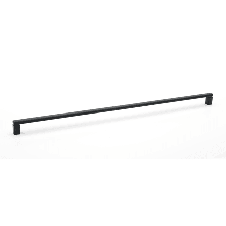 Alno Vogue 18" Center to Center Luxury Modern Solid Brass Cabinet Handle / Drawer Pull Matte Black