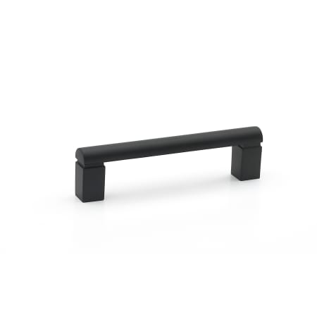Alno Vogue 3-1/2" Center to Center Designer Solid Brass Cabinet Handle / Drawer Pull Matte Black