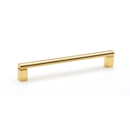 Alno Vogue 6" Center to Center Modern Solid Brass Cabinet Handle / Drawer Pull Polished Brass