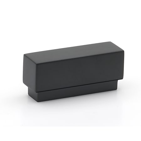 Alno Simplicity 1-1/2" Center to Center Solid Brass Linear Flush Mount Rectangular Cabinet Handle / Drawer Pull Matte Black