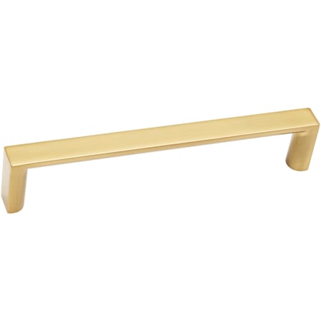 Alno Style Cents 5-1/16" Center to Center Wide Square Cabinet Handle / Drawer Pull Brushed Gold