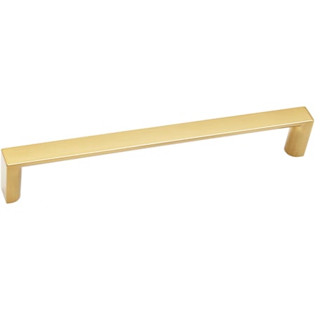 Alno Style Cents 6-5/16" Center to Center Flat Wide Square Cabinet Handle / Drawer Pull Brushed Gold