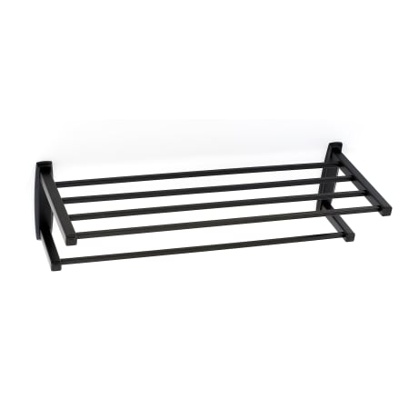 Alno Cube Modern 26" W Solid Brass Towel Rack with Towel Bar Bronze