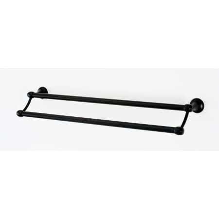 Alno Royale 24" Wide Traditional Solid Brass Two Tier Double Bathroom Towel Bar Bronze