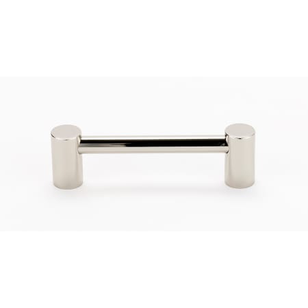 Alno Contemporary I - 6" Center to Center Solid Brass Bridge Style Cabinet Handle / Drawer Pull Polished Nickel