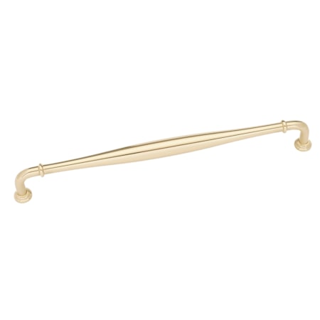 Alno Charlie's 12" Center to Center Classic Traditional Solid Brass Cabinet Handle / Drawer Pull Unlacquered Brass