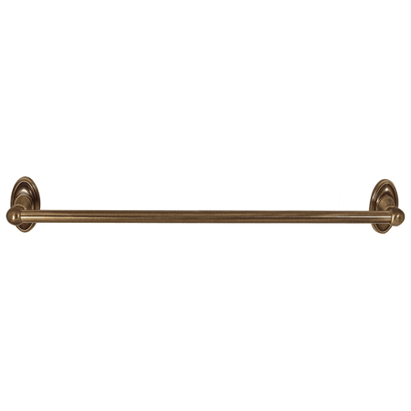 Alno Classic Traditional 24 Inch Wide Towel Bar with 3/4 Inch Diameter Bar Antique English