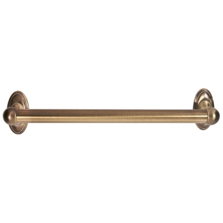Alno Classic Traditional 18" Wide Single Rod Solid Brass 1" Thick Bathroom Towel Bar Antique English