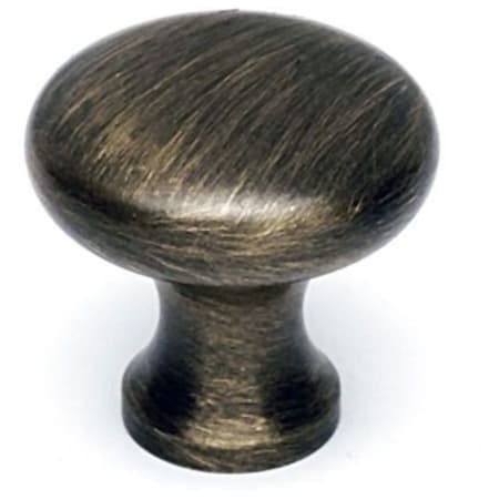 Alno Classic 3/4" Small Round Traditional Mushroom Solid Brass Cabinet Knob / Drawer Knob Antique English