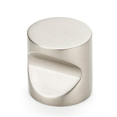 Alno Contemporary  - 3/4" Button Whistle Solid Brass Cabinet Knob / Whistle Drawer Knob Satin Nickel