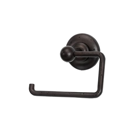 Alno Sierra Rustic Industrial Euro Slide On Single Post Solid Bronze Toilet Paper Holder Dark Bronze