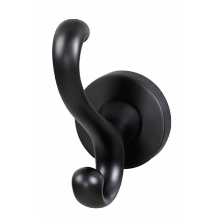 Alno Contemporary I 2" W Solid Brass Scroll Double Prong Bathroom Kitchen Towel Robe Hook Bronze