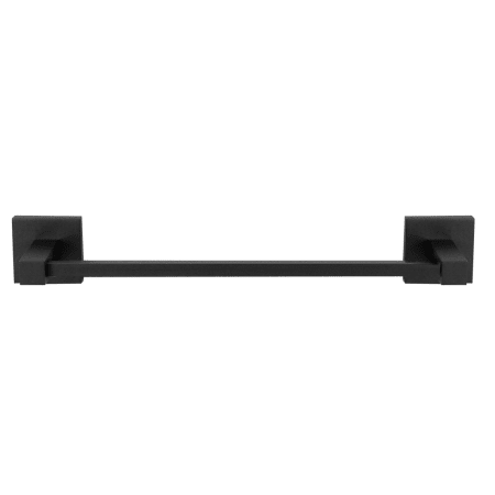 Alno Contemporary II - 12" Wide Square Bar Bathroom Single Solid Brass Towel Bar Bronze