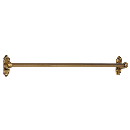 Alno Ribbon & Reed 24" Wide Traditional Estate Solid Brass Bathroom Towel Bar Antique English