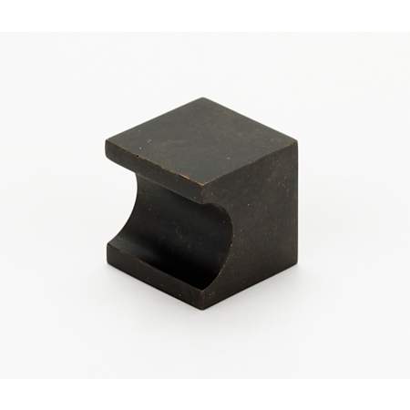 Alno Contemporary 3/4" Whistle Style Solid Brass Cabinet Knob with Finger Notch Barcelona