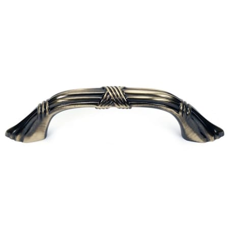 Alno Ribbon & Reed 3" Center to Center Elegant Luxury Traditional Arch Bow Solid Brass Cabinet Handle / Drawer Pull Antique English