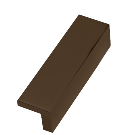 Alno Tab 4" Long Surface Mount Hole Cover Solid Brass Cabinet Handle / Drawer Pull Bronze