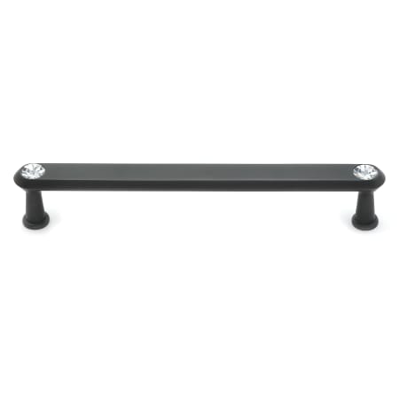 Alno Crystal 6" Center to Center Luxury Decorative Solid Brass Cabinet Handle with Swarovski Crystals Bronze