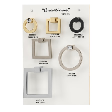 Alno-C2670-Configurable Drop Pulls Partial Collection