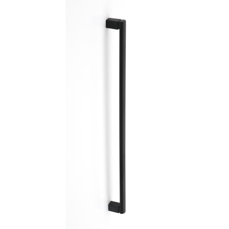 Alno Vogue 12" Center to Center Modern Solid Brass Appliance Handle / Appliance Pull Matte Black