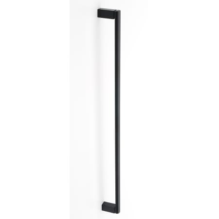 Alno Vogue 18" Center to Center Modern Solid Brass Appliance Handle / Appliance Pull Matte Black