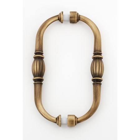 Alno Tuscany Luxury 6 Inch Center to Center Back to Back Door Pulls - Shower Door Handles Antique English Matte