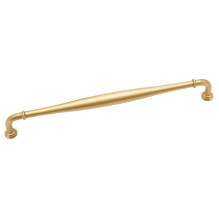 Alno Charlie's 8" Center to Center Classic Traditional Solid Brass Low Profile Cabinet Handle / Drawer Pull Unlacquered Brass
