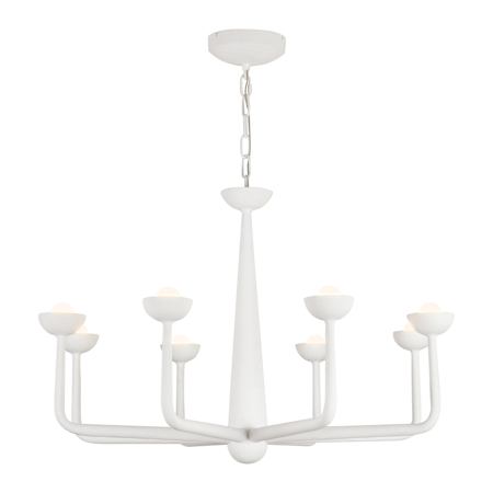 Alora Lighting Spade 30" Wide LED Chandelier Antique White