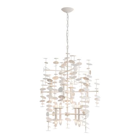 Alora Lighting Yukari 6 Light 31" Wide Chandelier Matte White