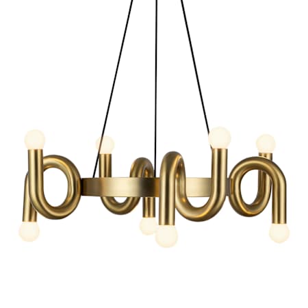 Alora Lighting Sadie 8 Light 24" Wide Ring Chandelier Brushed Gold
