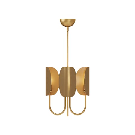 Alora Lighting Seno 3 Light 15" Wide Chandelier Aged Gold