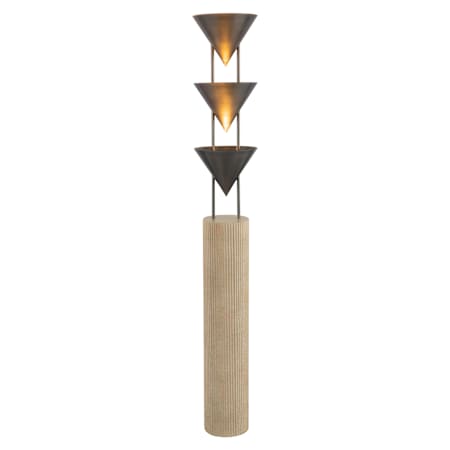 Alora Lighting Versus 3 Light 68" Tall Column Floor Lamp Aged Steel