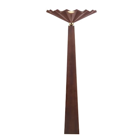 Alora Lighting Furrow 65" Tall Torchiere Floor Lamp Burgundy
