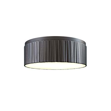 Alora Lighting Kensington 2 Light 12" Wide Flush Mount Drum Ceiling Fixture Urban Bronze