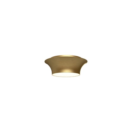 Alora Lighting Emiko 2 Light 13" Wide Flush Mount Ceiling Fixture Brushed Gold