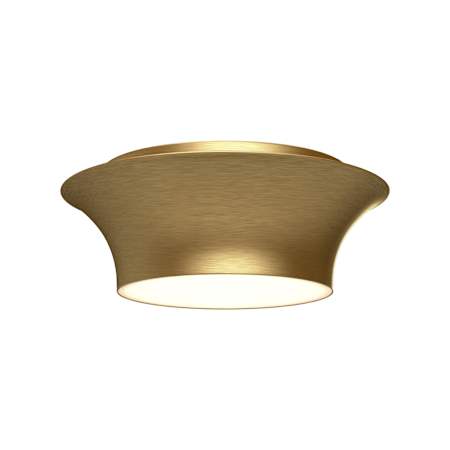 Alora Lighting Emiko 2 Light 13" Wide Flush Mount Ceiling Fixture Brushed Gold