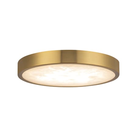 Alora Lighting Evelyn 7" Wide LED Flush Mount Ceiling Fixture Brushed Gold / Alabaster