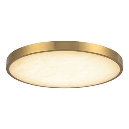 Alora Lighting Evelyn 12" Wide LED Flush Mount Ceiling Fixture Brushed Gold / Alabaster