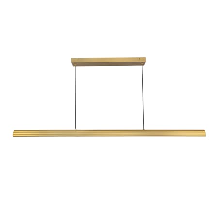 Alora Lighting Dottie 48" Wide LED Linear Chandelier Brushed Gold