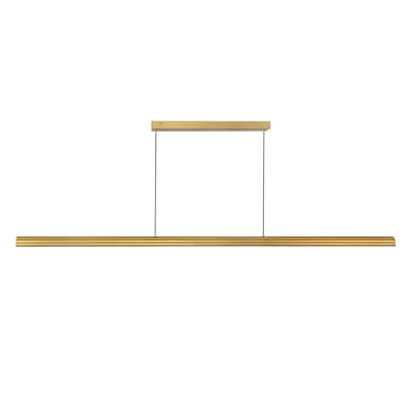 Alora Lighting Dottie 60" Wide LED Linear Chandelier Brushed Gold