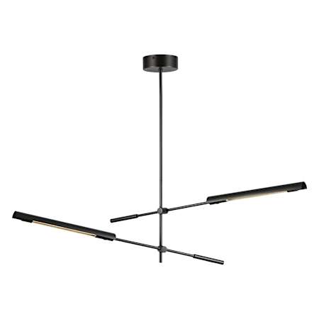 Alora Lighting Astrid 31" Wide 2 Light LED Chandelier Urban Bronze
