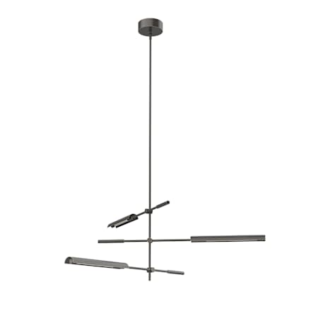 Alora Lighting Astrid 31" Wide 3 Light LED Chandelier Urban Bronze