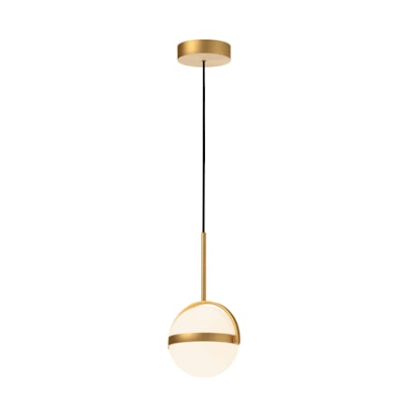 Alora Lighting Globo 10" Wide Mini Pendant Brushed Gold