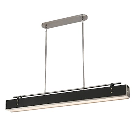 Alora Lighting Valise 60" Wide LED Linear Chandelier Antique Nickel / Tuxedo