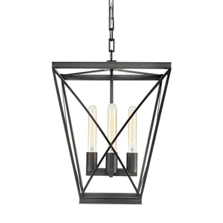 Alora Lighting Lattice 4 Light 17" Wide Multi Light Pendant Urban Bronze